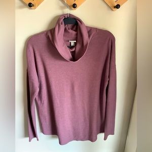 Women’s Waffle Knit, Cowl Neck Shirt